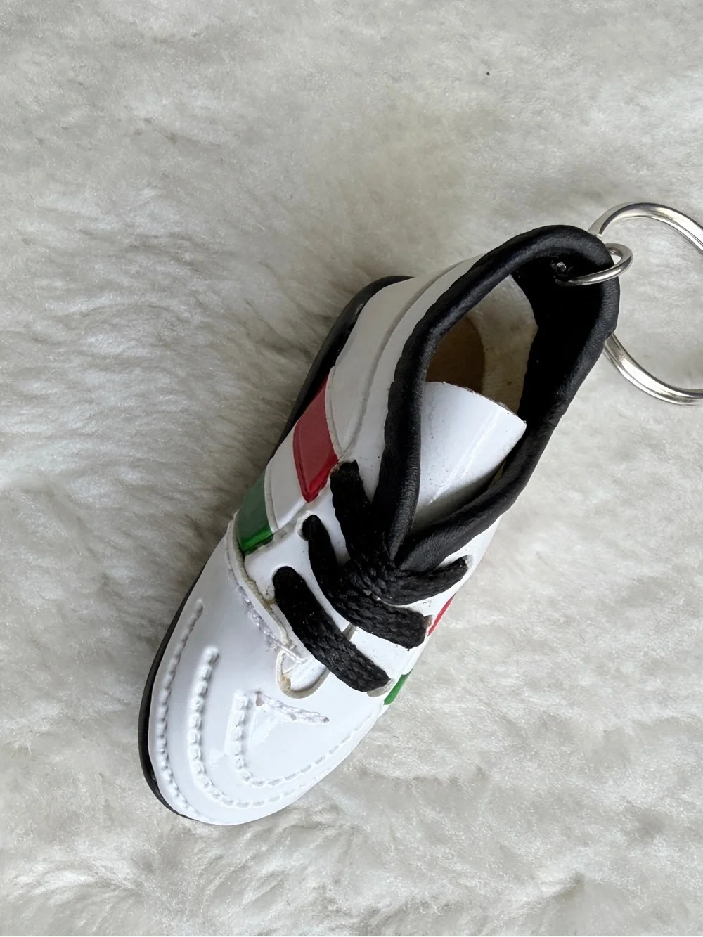 🇮🇹 Rome Soccer Football Team White Shoe Cleats Keychain